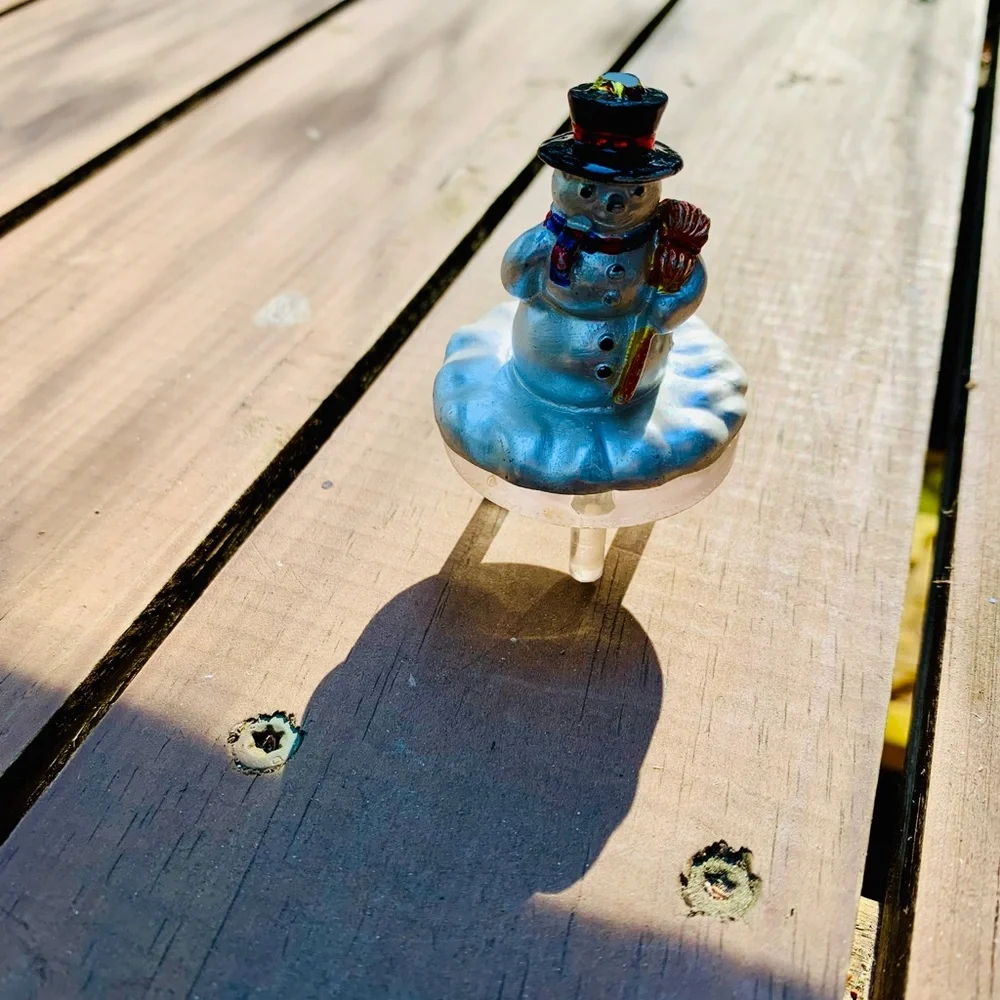 Snowman cake topper Frosty the Snowman